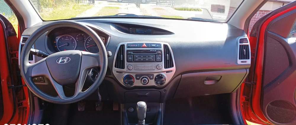 Hyundai i20 cena 14500 przebieg: 182782, rok produkcji 2013 z Wrocław małe 56